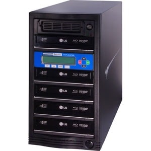 Kanguru 5 Target, Blu-ray Duplicator with Internal Hard Drive - Standalone - 5 x Blu-ray Writer - 10x BD-R, 16x DVD+R, 16x