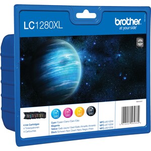 Brother LC1280XLVALBP Original Inkjet Ink Cartridge - Cyan, Magenta, Yellow Pack - Inkjet