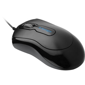 Kensington 72356 Mouse - USB - Optical - Black - Cable - 800 dpi - Scroll Wheel - Symmetrical