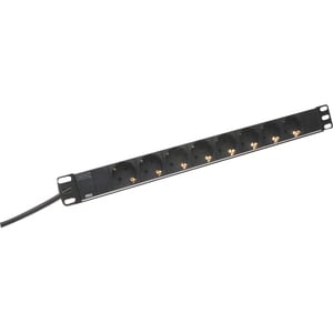 Digitus DN-95401 Steckdosenleiste - Schuko - 8 - 2 m Kabel - 16 A Stromstärke - 250 V AC Voltage - 4 kW