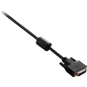 V7 V7E2DVI-03M-BLK 3.05 m DVI-D Video Cable - Cable for Video Device - First End: 1 x DVI-D (Dual-Link) Digital Video - Ma