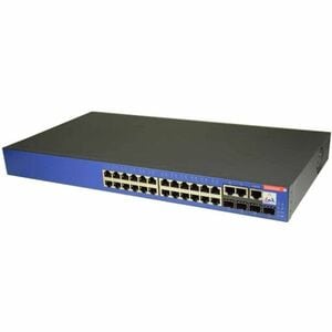 Amer Networks 22 port + 4 port 1000Base-T/SFP Gigabit Managed Layer 2 Switch SS2GR26i - 26 Ports - Manageable - Gigabit Et