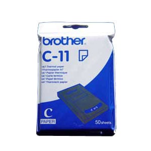 Brother C11 Direct Thermal Printable Paper - A7 - 74 mm x 105 mm - 50 Sheet