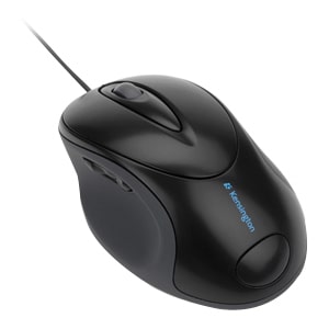 Kensington Pro Fit 72369 Mouse - USB, PS/2 - Optical - Black, Blue - 1 - Cable - 2400 dpi - Scroll Wheel - Right-handed
