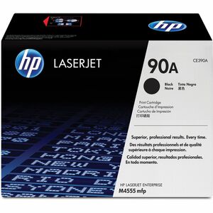HP 90A (CE390A) Original Padrão Yield Laser Cartucho de toner - Embalagem Individual - Preto - 1 Cada - Laser - 1 Pack