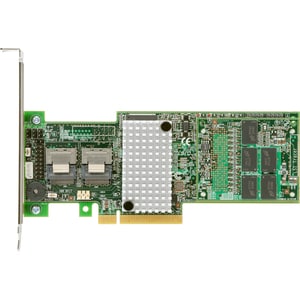 Intel 8-port SAS RAID Controller - Serial ATA/600 - PCI Express x8 - Low-profile - Plug-in Card - RAID Supported - 0, 1, 5