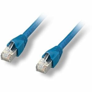 Comprehensive CAT6A Shielded Patch Cable Blue 100ft. - 100 ft Category 6a Network Cable for Network Device - First End: 1 