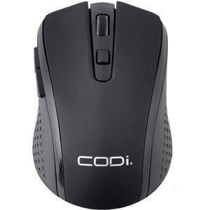 CODi 2.4GHz Wireless Optical Nano Mouse - Optical - Wireless - 30 ft (9144 mm) - Radio Frequency - 2.40 GHz - Black - 1 - 