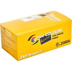 Zebra True Colours 800033-860 Dye Sublimation, Thermal Transfer Ribbon Cartridge - Black Pack - 500 Cards