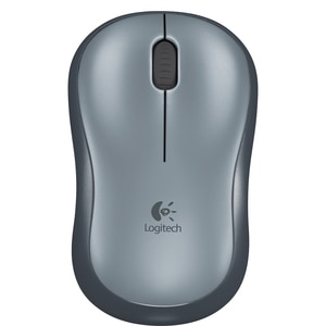 Logitech M185 Mouse - Radio Frequency - USB - Optical - Grey - Wireless - 2.40 GHz - Scroll Wheel - Symmetrical - 1 Year B