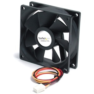 StarTech.com 80x25mm Ball Bearing Quiet Computer Case Fan w/ TX3 Connector - Fan Kit - 80 mm Maximum Fan Diameter - 753.2 