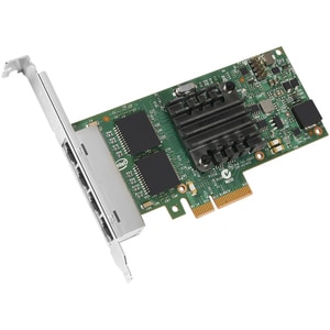 Intel Ethernet Server Adapter I350-T4 - PCI Express x4 - 4 Port - 10/100/1000Base-T - Internal - Full-height, Low-profile 