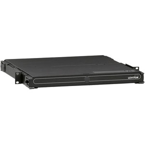 Leviton Opt-X 1000i Rack-Mount Enclosures - 1U Rack Height - Rack-mountable - Black Powder Coat - Steel