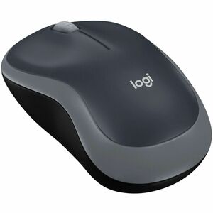 Logitech M185 Wireless Mouse, 2.4GHz with USB Mini Receiver, 1000 DPI Optical Tracking, Swift Grey - Optical - Wireless - 