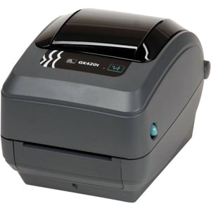 Zebra GK420t Desktop Direct Thermal/Thermal Transfer Printer - Monochrome - Label Print - USB - Serial - Parallel - 4.09" 