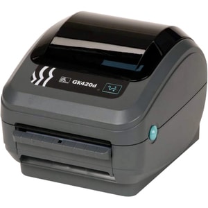 Zebra GK420d Desktop Direct Thermal Printer - Monochrome - Label Print - USB - Serial - Parallel - US - 4.09" Print Width 