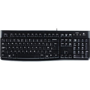 Logitech K120 Keyboard - Cable Connectivity - USB Interface - USB Interface