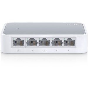 TP-Link TL-SF1005D 5 Ports Ethernet Switch - Fast Ethernet - 10/100Base-TX - 2 Layer Supported - Twisted Pair - Desktop