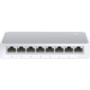 TP-Link TL-SF1008D 8 Ports Ethernet Switch - Fast Ethernet - 10/100Base-TX - 2 Layer Supported - Twisted Pair - Desktop, W