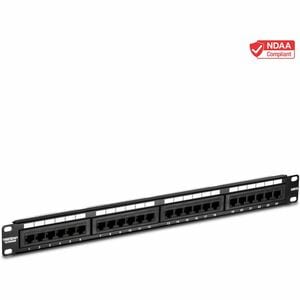 TRENDnet TC-P24C6 24 Port(s) Network Patch Panel - 24 x RJ-45 - 24 x RJ-11 - 19" Wide