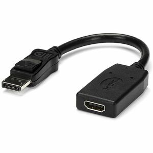 StarTech.com DisplayPortÂ® to HDMIÂ® Video Adapter Converter - 1 x 19-pin HDMI Digital Audio/Video - Female - 1 x 20-pin D