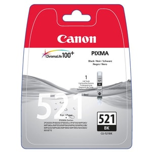 Canon CLI-521BK Original Inkjet Ink Cartridge - Black Pack - 3425 Pages