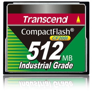 Transcend CF200I 512 MB CompactFlash - 200x Memory Speed