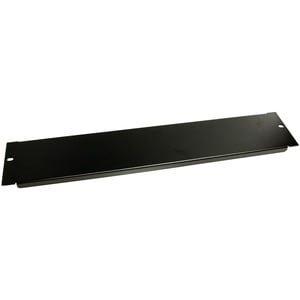 StarTech.com Blanking Panel â€" 2U â€" 19in â€" Steel â€" Black â€" Blank Rack Panel â€" Filler Panel â€" Rack Mount Panel
