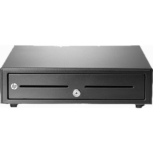 HP Cash Drawer - 2 Media Slot - 3 Lock Position - Printer Driven - Black - 4.3" Height x 16.3" Width x 16.2" Depth