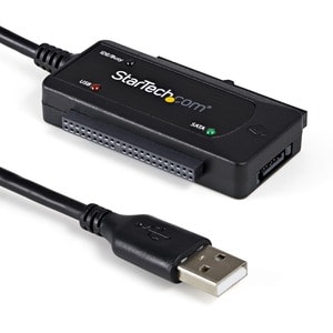 StarTech.com USB 2.0 to SATA/IDE Combo Adapter for 2.5/3.5" SSD/HDD - Replaced by USB3SSATAIDE - Quickly and easily connec
