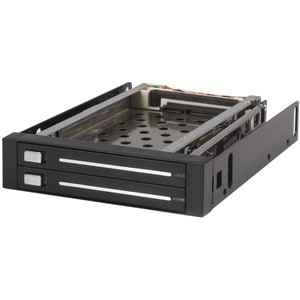 StarTech.com Backplane per rack portatile trayless hot-swap SATA 2.5" 2 unità - 2 x Disco rigido supportato - 2 x SSD supp