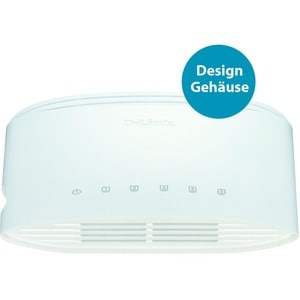 D-Link DGS-1005D/E 5 Ports Ethernet Switch - Gigabit Ethernet - 10Base-T, 100/1000Base-T - 2 Layer Supported - 9 W Power C