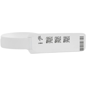 Zebra Z-Band Direct Multipurpose Label - 25.40 mm Width x 279.40 mm Length - Permanent Adhesive - Rectangle - Direct Therm