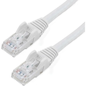 StarTech.com 100 ft White Snagless Cat6 UTP Patch Cable - Category 6 - 100 ft - 1 x RJ-45 Male Network - 1 x RJ-45 Male Ne