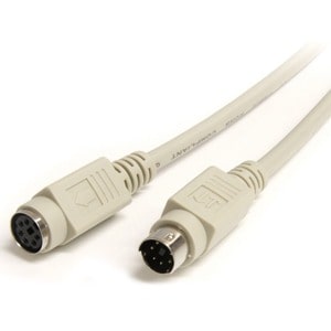 StarTech.com 1.8 m PS/2 Keyboard or Mouse Extension Cable - M/F - Cable for Keyboard/Mouse - First End: 1 x 6-pin Mini-DIN