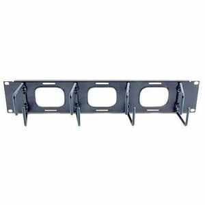 Horizontal Cable Organizer 2U w/pass through holes
