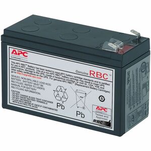APC Replacement Battery Cartridge, Valve regulated lead–acid battery, 7Ah, 12VDC, 2-year warranty