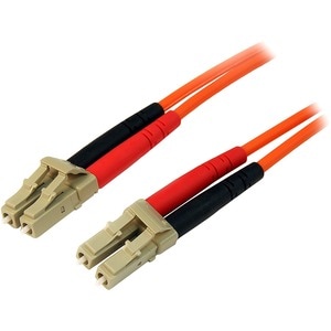 1M MULTIMODE 50/125 DUPLEX FIBER PATCH CABLE LC - LC