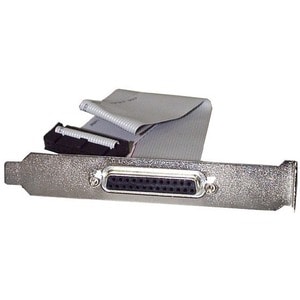 StarTech.com 16in DB25 Parallel Female to IDC 26 Pin Header Slot Plate - Add an extra parallel port to the back of your PC