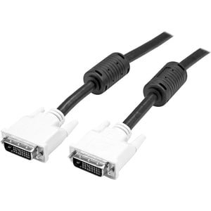 StarTech.com 2m DVI-D Dual Link Cable - Male to Male DVI-D Digital Video Monitor Cable - 25 pin DVI-D Cable M/M Black 2 Me