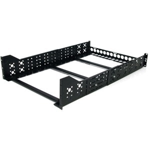 StarTech.com 3U Fixed 19" Adjustable Depth Universal Server Rack Rails - Mount 19" servers or networking hardware in any s