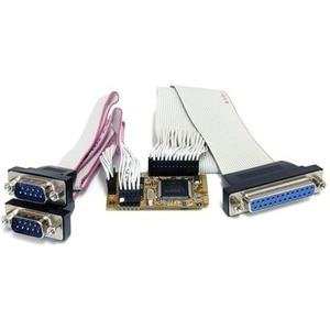 StarTech.com 2s1p Serial Parallel Combo Mini PCI Express Card for Embedded Systems - PCI Express - PC - 1 x Number of Para