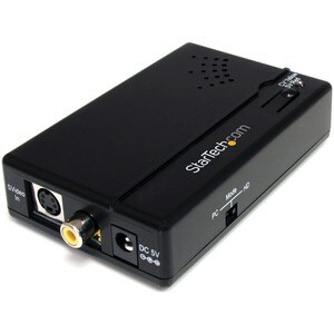 StarTech.com Composite and S-Video to HDMIÂ® Converter with Audio - Functions: Signal Conversion - PAL