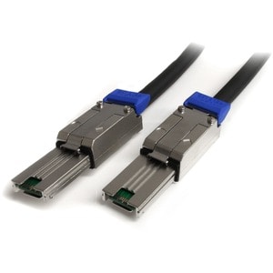 StarTech.com 1m External Mini SAS Cable - Serial Attached SCSI SFF-8088 to SFF-8088 - 2x SFF-8088 (M) - 1 meter, Black - C