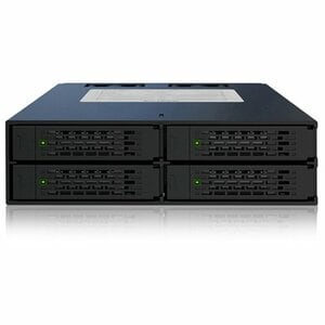Icy Dock MB994SP-4S Drive Bay Adapter Serial ATA, Serial Attached SCSI (SAS) - Serial ATA Host Interface Internal - Matte 