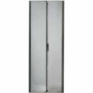 APC by Schneider Electric Perforated Split Door Panel - Black - 1 - 80.47" (2044 mm) Height x 23.62" (600 mm) Width x 0.98