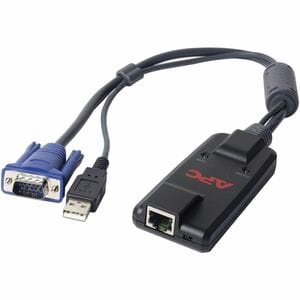 APC by Schneider Electric KVM Cable - 1 Each - Cable for Keyboard/Mouse, Monitor, KVM Switch - First End: 1 x 15-pin HD-15