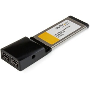 StarTech.com 2 Port 1394b FireWire ExpressCard Laptop Schnittstellenkarte - 2 Gesamtzahl Firewire-Anschluss/Anschlüsse - 2