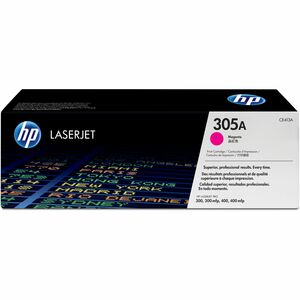HP 305A (CE413A) Original Padrão Yield Laser Cartucho de toner - Embalagem Individual - Magenta - 1 / Cada - Laser - Padrã