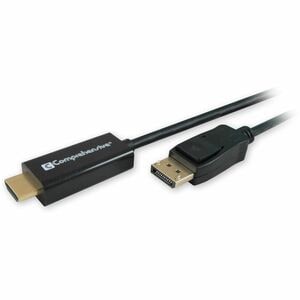 Comprehensive Standard Series DisplayPort to HDMI High Speed Cable 10ft - 10 ft DisplayPort/HDMI A/V Cable for Audio/Video